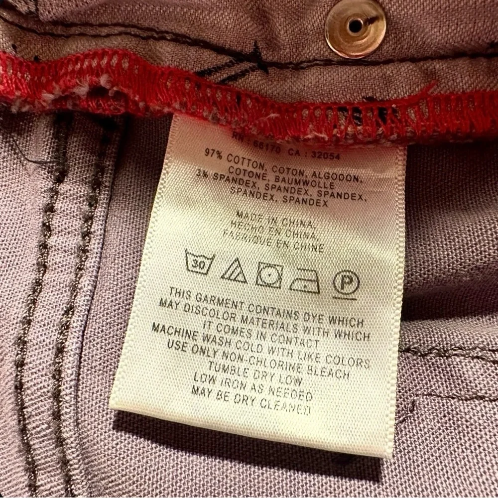 Pilcro and the Letterpress ‘Stet’ Cropped Side Slit Jeans in Gray Size 27
